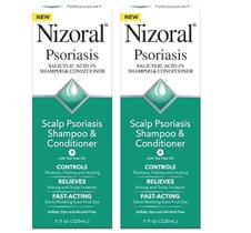 Shampoo e condicionador Twinpack Nizoral Psoríase 2x 200mL Shampoo e condicionador Twinpack Nizoral Psoríase 2x 200mL