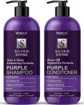 Shampoo e Condicionador Vanidox Purple para Cabelos Grisalhos