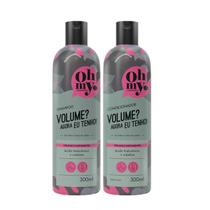 Shampoo e Condicionador Volume Agora eu tenho Oh My! 300ml Shampoo e Condicionador Volume Agora eu tenho Oh My! 300ml