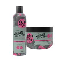 Shampoo e Máscara 300g/ml Volume Agora eu tenho Oh My! Shampoo e Máscara 300g/ml Volume Agora eu tenho Oh My!