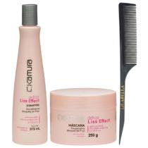 Shampoo e Mascara Defrizz Liss Effect + Pente Lilabella Shampoo e Mascara Defrizz Liss Effect + Pente Lilabella