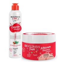 Shampoo e Máscara Fun Hidratante Antidanos Bio Extratus