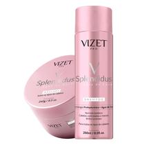 Shampoo e Máscara Hidratação Pro Hyaluronico Água de Coco Splendidus Vizet