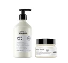 Shampoo e Máscara L'Oréal Professionnel Metal Detox Set 500ml