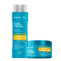 Shampoo e Máscara Max Curl Nutritivo Cachos Definidos