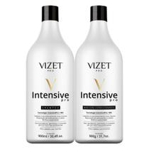 Shampoo e Máscara Regeneração Cabelos Descoloridos ou com Mechas Intensive Pro Vizet Shampoo e Máscara Regeneração Cabelos Descoloridos ou com Mechas Intensive Pro Vizet
