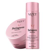 Shampoo e Máscara Tratamento Pós Progressiva Vizet