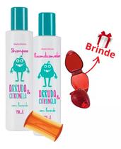 Shampoo e Recondicionador Arruda e Citronela Contra Piolhos + Brilho Labial Doce Infância Moranguinho