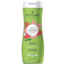 Shampoo e sabonete líquido ATTITUDE para crianças Watermelon 473ml Shampoo e sabonete líquido ATTITUDE para crianças Watermelon 473ml