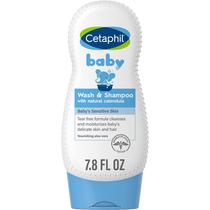 Shampoo e sabonete líquido Cetaphil Baby com calêndula orgânica 230mL