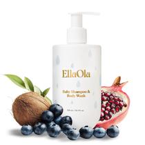 Shampoo e sabonete líquido ELLAOLA Tear Free Baby 300ml orgânico
