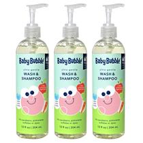 Shampoo e Sabonete Líquido Mr. Bubble Baby Sweet Violet 354ml Kit com 3