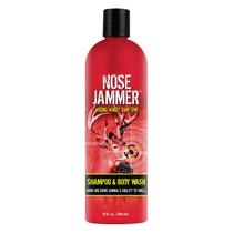 Shampoo e sabonete líquido Nose Jammer, eliminador de perfume 355 ml