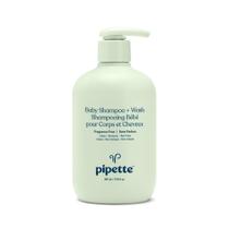 Shampoo e sabonete líquido, pipeta para bebês, sem perfume, 350 ml