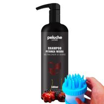 Shampoo Eliminador de Odores Cachorro 500ml Com Extrato de Pitanga Negra Peluche Pet