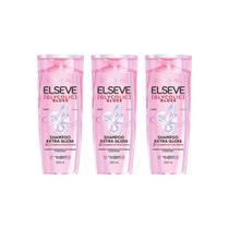 Shampoo Elseve 200Ml Glycolic Gloss - Kit C/3Un Shampoo Elseve 200Ml Glycolic Gloss - Kit C/3Un
