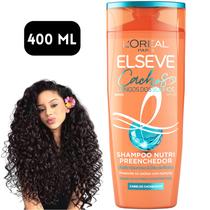 Shampoo Elseve Cachos Longos dos Sonhos 400 ml Loreal Paris Nutri Preenchedor Salva 3 cm Milagroso