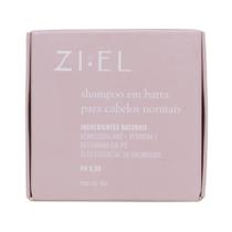 Shampoo em Barra Natural para Cabelos Normais 70g - Ziel Cosmetics