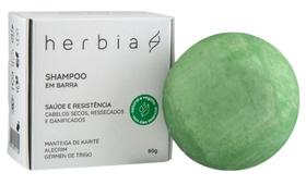 Shampoo em Barra para Cabelos Secos e Danificados Herbia 80g