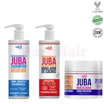 Shampoo + Encaracolando + Máscara Juba Widi Care