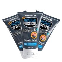 Shampoo Escurecedor Gradual Men - Kit com 3 Unidades