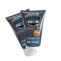 Shampoo Escurecedor Gradual Men Original Kit 2 Pçs