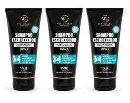 Shampoo Escurecedor Profissional Via Charm 3 em 1 - 150g Shampoo Escurecedor Profissional Via Charm 3 em 1 - 150g