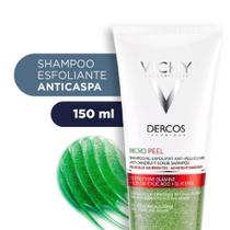 SHAMPOO ESFOLIANTE ANTICASPA COM ÁCIDO SALICÍLICO VICHY DERCOS MICROPEEL 150ml SHAMPOO ESFOLIANTE ANTICASPA COM ÁCIDO SALICÍLICO VICHY DERCOS MICROPEEL 150ml