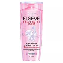 Shampoo Extra Gloss Anti-Sal Loréal Paris Elseve Glycolic Gloss Frasco 400ml