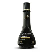 Shampoo Extrato Da Folha De Mandioca Raiz Latina 250 Ml cabelos afros secos ressecados profissional sem sal