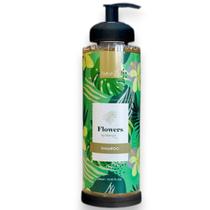 Shampoo Flowers by Naturys Luxo Frasco 400ml Dispenser Vávula Pump