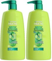 Shampoo Garnier Fructis Grow Strong, pacote de 1 litro com 2