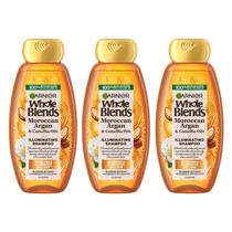 Shampoo Garnier Whole Blends Óleos de Argan e Camélia - 375ml Shampoo Garnier Whole Blends Óleos de Argan e Camélia - 375ml