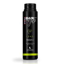 Shampoo-gel 3 em 1 Lendan Hair To Go Men 300 ml com carvão