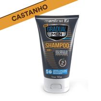 Shampoo gradual men castanho - cabelo - MenFirst