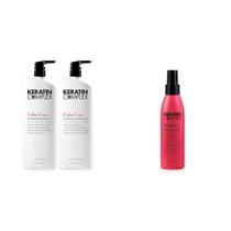 Shampoo Hair Care Duo Keratin Complex Color Care 1000 ml e spray 145 ml