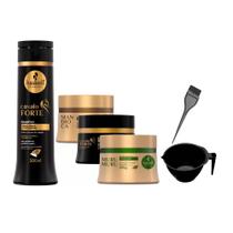Shampoo Haskell Cavalo Forte 300ml +Cronograma 300g +Cumbuca Shampoo Haskell Cavalo Forte 300ml +Cronograma 300g +Cumbuca