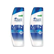 Shampoo Head & Shoulders 200Ml Men 3Em1-Kit C/2Un