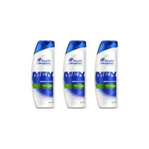 Shampoo Head & Shoulders 200ml Menthol Refrescante-Kit C/3un