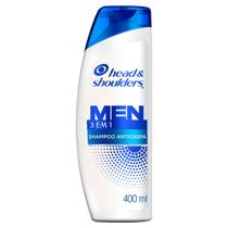 Shampoo Head & Shoulders Men 3 em 1 Anticaspa 400ml Shampoo Head & Shoulders Men 3 em 1 Anticaspa 400ml