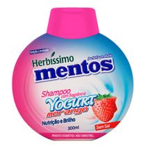 Shampoo Herbíssimo Mentos Yogurt Morango 300ml
