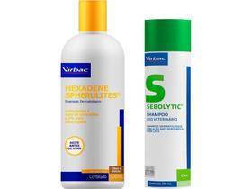 Shampoo Hexadene 500ml + Sebolytic 250ml - Virbac