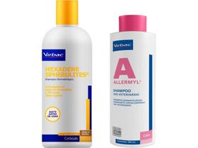 Shampoo Hexadene + Shampoo Allermyl Glyco 500ml - Virbac - VIRBAC + AGENER