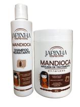 Shampoo Hidratante Japinha Extrato Mandioca 300 ml + mascara 1 kg