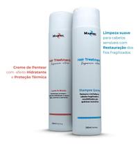 Shampoo Hidratante Quinoa + Creme de Pentear Leave-in Biotin Hair Treatment Mairibel 2x300ml