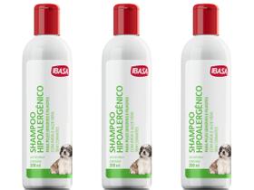 Shampoo Hipoalergênico 200ml - Ibasa - 3 Unidades