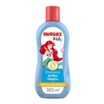 Shampoo Huggies Kids Pequena Sereia Brilho Mágico Cabelos Macios e Desembaraçados 360ml Shampoo Huggies Kids Pequena Sereia Brilho Mágico Cabelos Macios e Desembaraçados 360ml