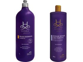 Shampoo Hydra Pelos Dourados 1l + Máscara Repair Liso Perfeito 480ml