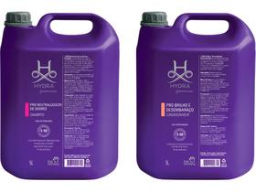 Shampoo Hydra Pet Society Neutralizador de Odores 5L + Condicionador Brilho e desembaraço 5L
