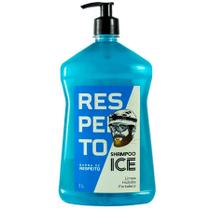 Shampoo Ice 1 Litro Ação Refrescante Cabelo e Barba de Respeito